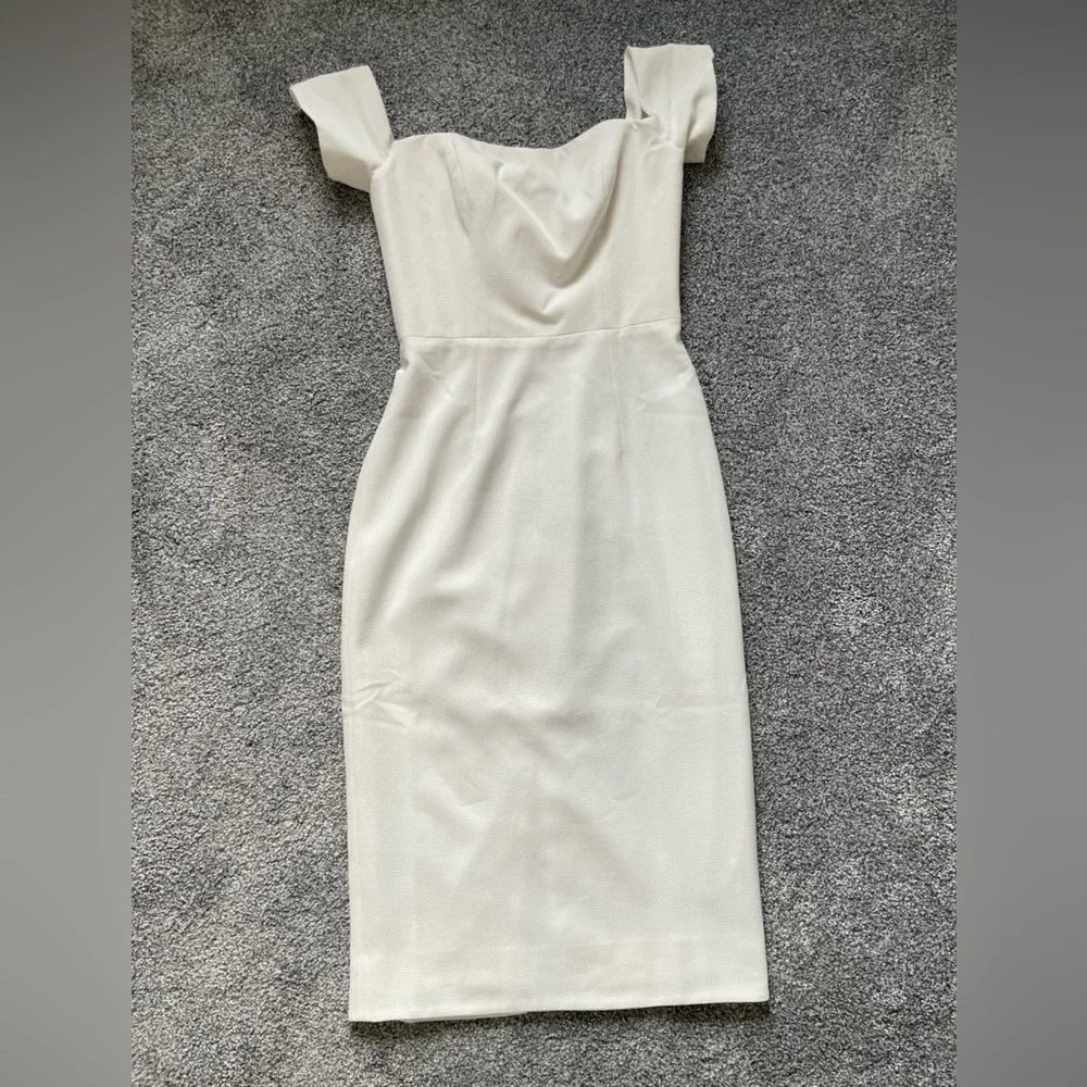Dress the Population White Midi Bodycon Dress - Picture 2 of 5